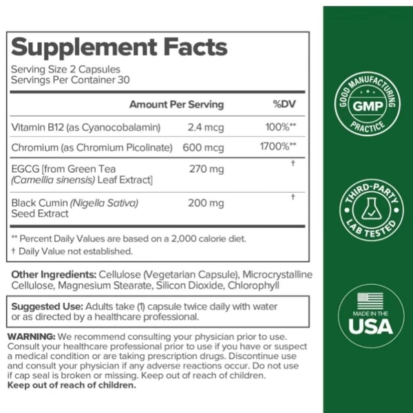 MOTO Metabolism Boosting Capsules - Enhance Energy, Curb Cravings, and Support Healthy Metabolism