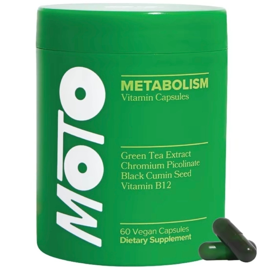 Revitalize Your Energy and Curb Cravings with MOTO Metabolism Boosting Capsules - 60 Count