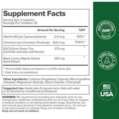 Revitalize Your Energy and Curb Cravings with MOTO Metabolism Boosting Capsules - 60 Count